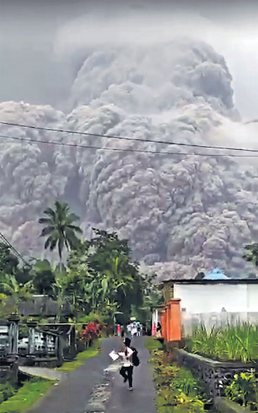 印尼塞梅魯火山爆發 釀最少14死56傷