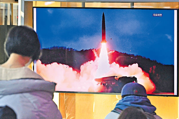 北韓疑試射逾4年來最大彈道導彈