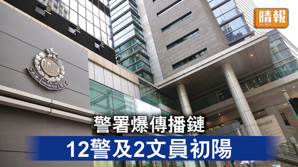 新冠肺炎｜警署爆傳播鏈 12警及2文員初陽 涉警察總部等9處