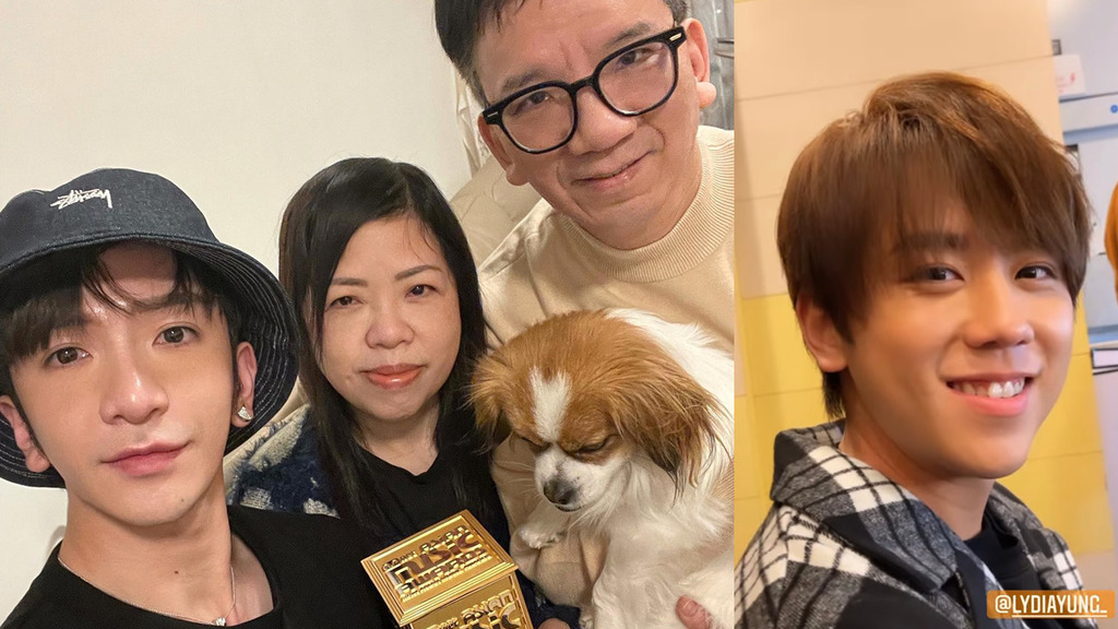 盧瀚霆捧MAMA獎座影相遭愛犬搶鏡 姜濤被肥仔狙擊影露鼻毛相