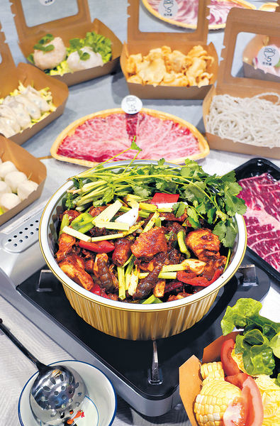 抗寒流 網店外賣熱辣辣靚料雞煲