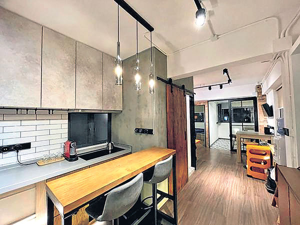 63萬元打造工業風家居 方便WFH