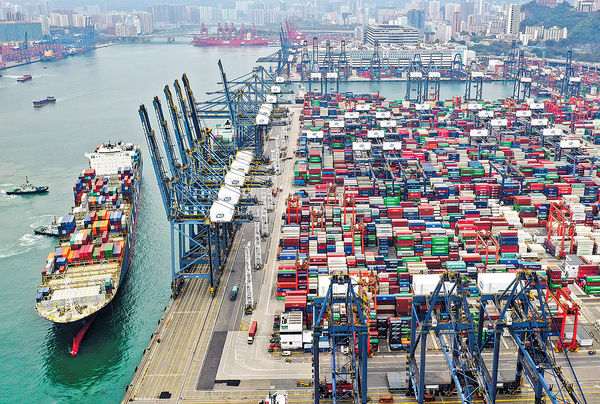 港首兩月出口貨值 按年增長10.6%