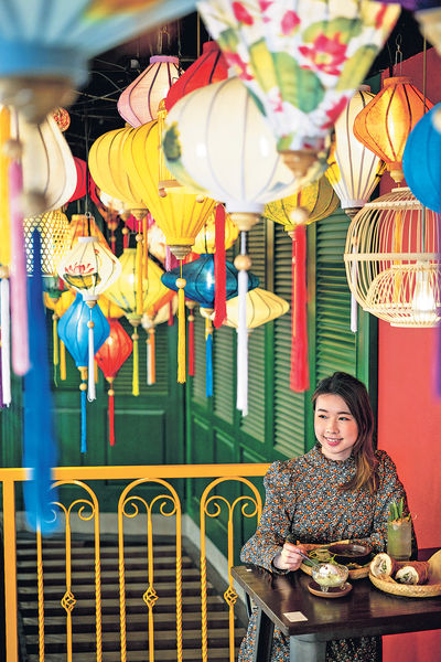 越南古鎮彩燈餐廳 自家鮮磨米漿製河粉