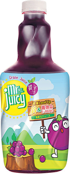 Mr. Juicy 推出新配方果汁