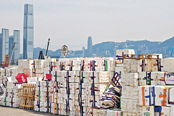 每日48公噸發泡膠箱輸港 回收量僅日均7公噸