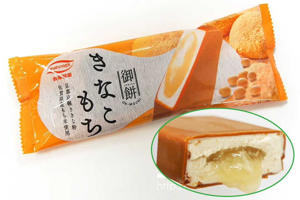 超市有得買！日本直送黃豆粉麻糬雪條　軟糯麻糬夾心／黃豆粉朱古力脆皮