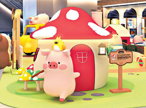 東薈城名店倉 × LuLu豬 打造「夏日綠『豚』園」