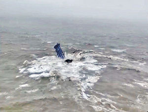 沉沒內地工程船再救起1人 海上漂浮近50小時