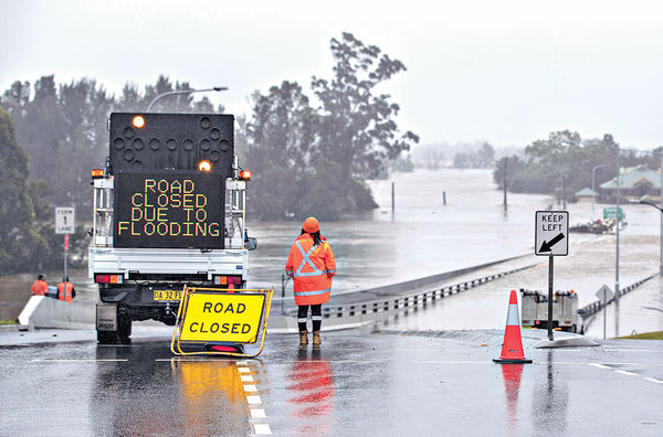 澳洲東南部暴雨 悉尼逾3萬人疏散