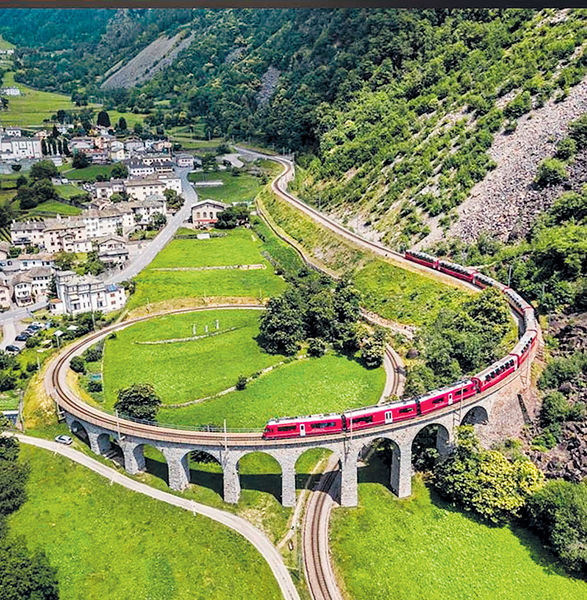 Bernina Express#瑞士火車遊#世界文化遺產