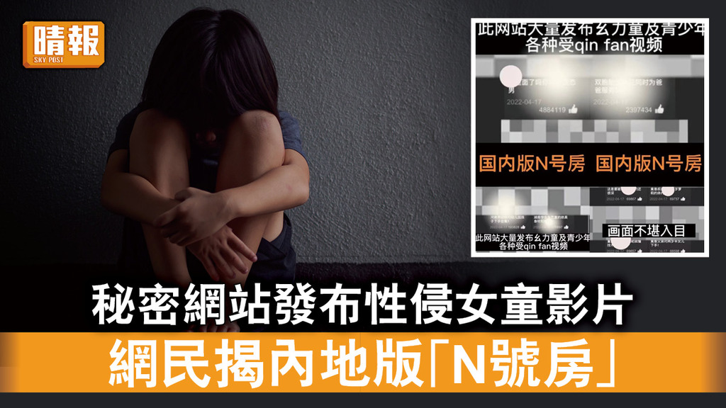 秘密網站發布性侵女童影片 網民揭內地版「N號房」