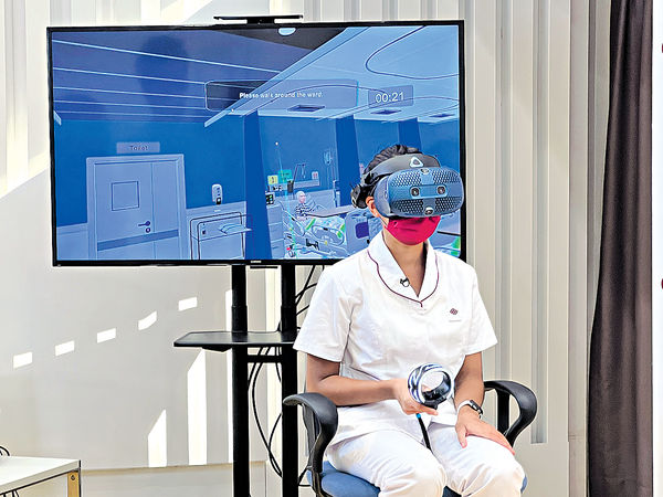 理大首創虛擬醫院 護理學生VR體驗解難