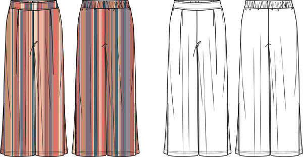 Wide-leg trousers