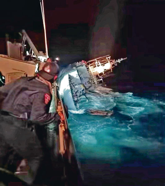 泰護衞艦遇風暴沉沒 至少1死21人失蹤