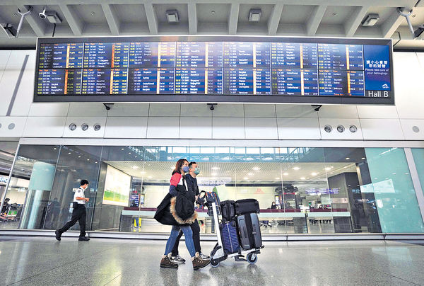 上月機場客運量升逾9倍 來往東南亞日本顯著
