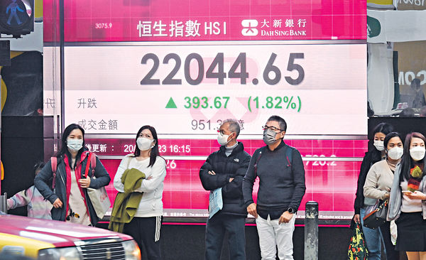 虎年累挫1757點 波幅10453點 港股重越22000 兔年有望高開
