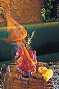 吸睛熱帶叢林Cafe 特色雞尾酒配火焰燒雞