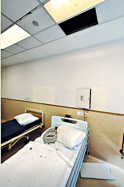 青山醫院冧石屎砸床頭 醫管局認去年11月發生 工程師：不可能事前無發現