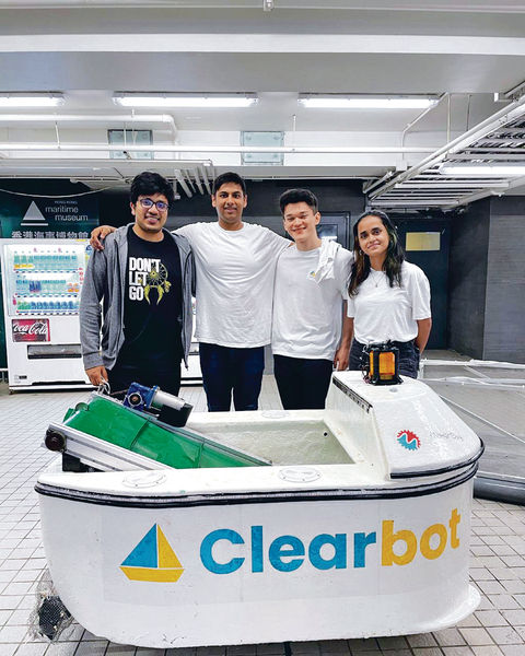 AI海洋清潔機械人 自動導航分類垃圾 可運送工程物料 減人手海上操作風險