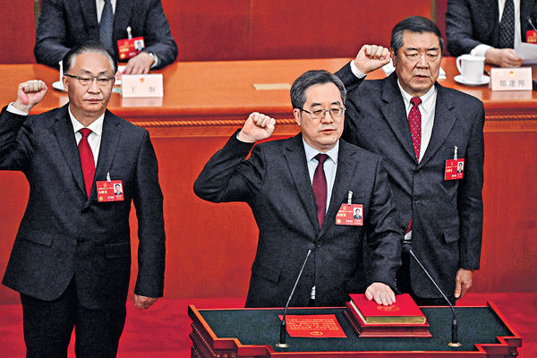 丁薛祥出任常務副總理 外長秦剛晉國務委員 3個月升兩級