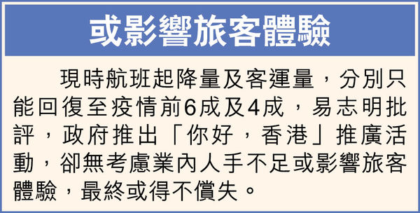 機場缺10萬人 地勤缺3成靠加班應付 航空業難招聘 恐礙復甦