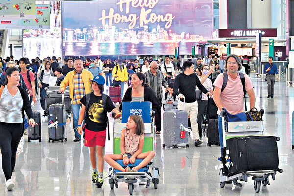 3月245萬旅客訪港 增68% 首季441萬人次 約疫前3成