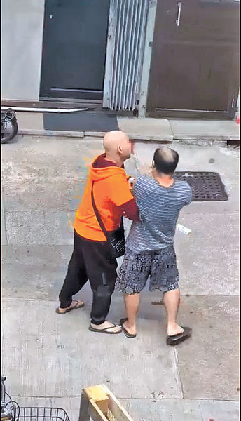 警拘1人 料涉金錢糾紛 長洲兩黑漢街頭毆鬥 1人倒地後不治
