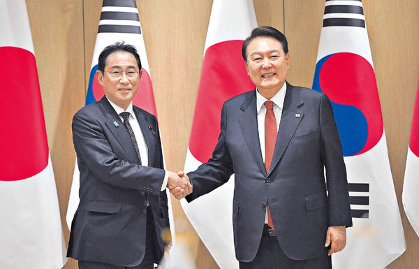 岸田文雄抵韓晤尹錫悅 重啟中斷12年領導人互訪