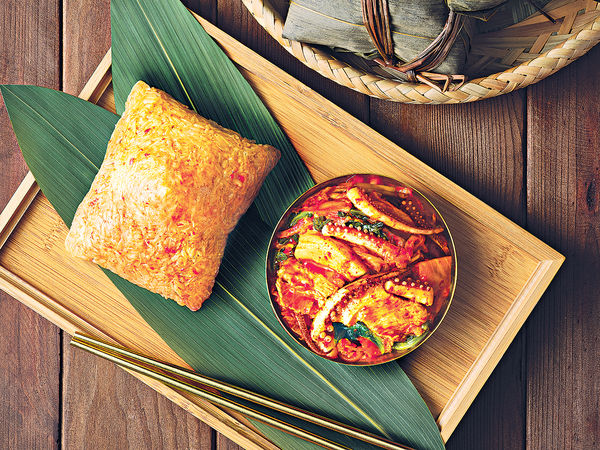 奇華新推 韓式八爪魚泡菜糭