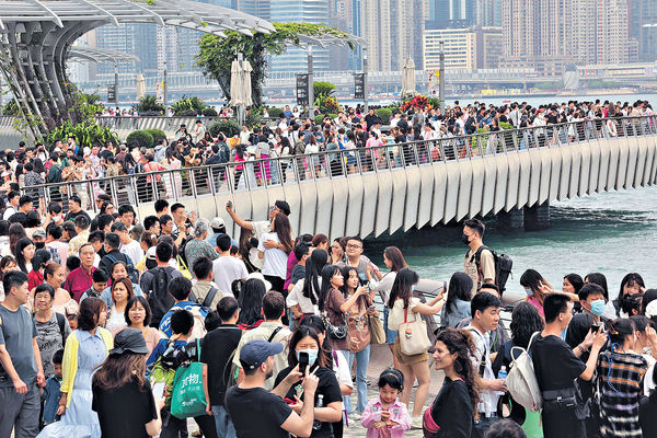 上月訪港旅客達283萬人次 首五月累計破千萬