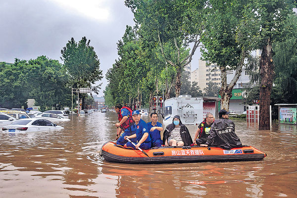 北京河北暴雨 增至20死19失蹤