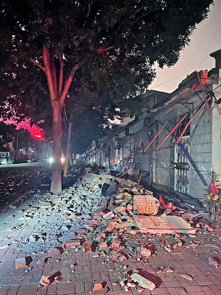 山東5.5級地震10年最強 165間房屋受損23傷