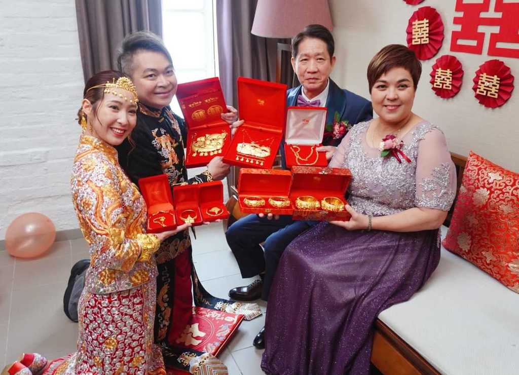 「阿七」吳嘉儀今日結婚嫁圈外男友 林秀怡黃美棋搶新娘踩場恭賀