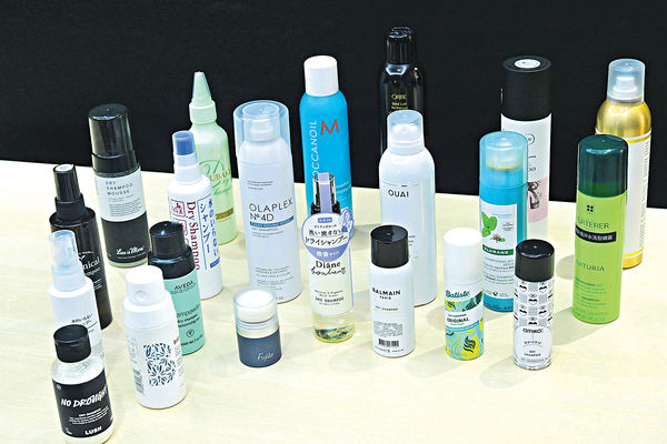 11款免沖水氣罐式洗髮用品 或噴致癌物 4款含干擾內分泌物 1款有8種致敏物