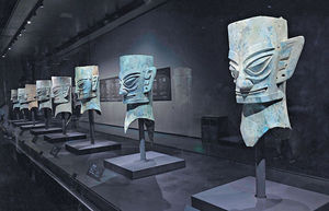 西九故宮「凝視三星堆」下月開鑼 港首展大面具 120件文物 部分四川省外初亮相