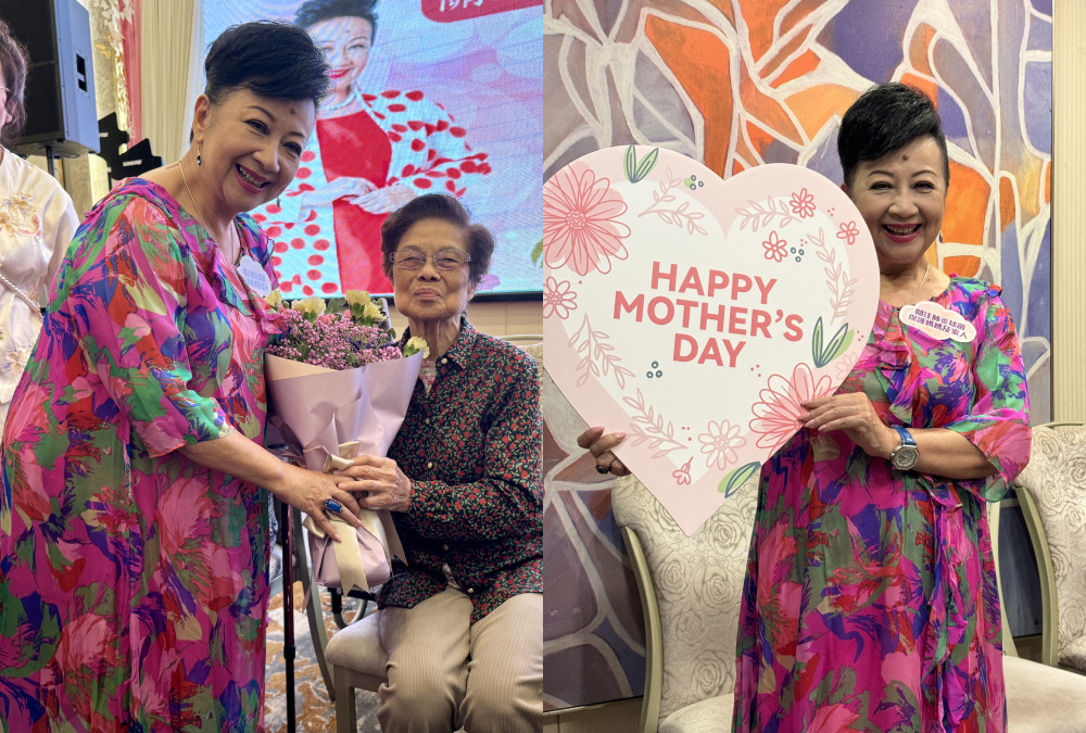薛家燕與長者提早慶祝母親節 即場教跳十字步增強健康活力
