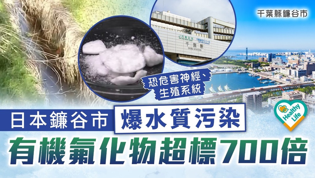 遊日注意｜日本鐮谷市爆水質污染 有機氟化物超標700倍 恐危害神經生殖系統