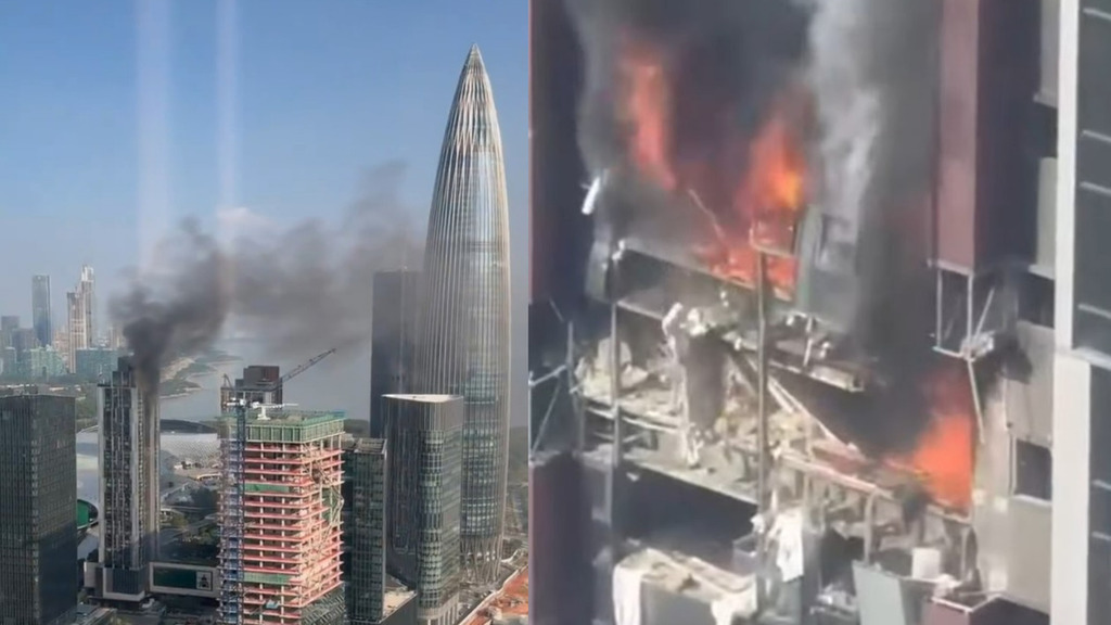 深圳灣爆炸｜深圳灣高層豪宅爆炸致1死 CCTV直擊爆炸恐怖瞬間 建築碎片從天而降途人四散