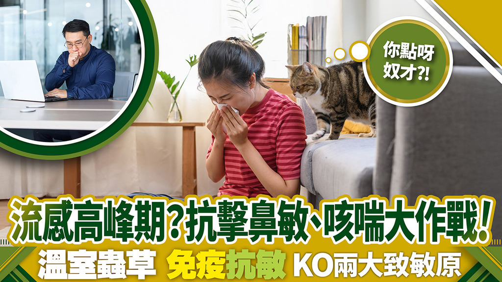 夏日煞停鼻敏、咳喘！溫室蟲草點食至好？協同乳鐵蛋白免疫抗敏 文末必睇彩蛋優惠！