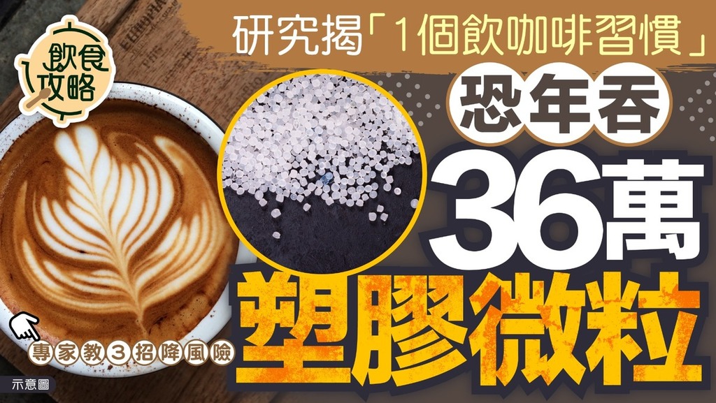 飲咖啡習慣︱研究揭「1個飲咖啡習慣」 恐年吞36萬塑膠微粒 專家教3招降風險